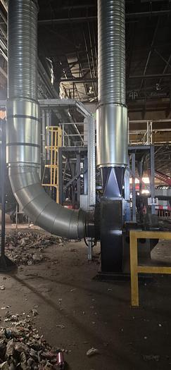 Used 2022 Impact Air Systems Comprising of Zig Zag Zac 1200, Cyclone System, Air knife and Rotary Separator