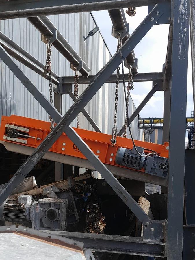 Used 2026 BAS MBS-M-1000 Permanent Magnetic Over-Band Ferrous Metal Separator