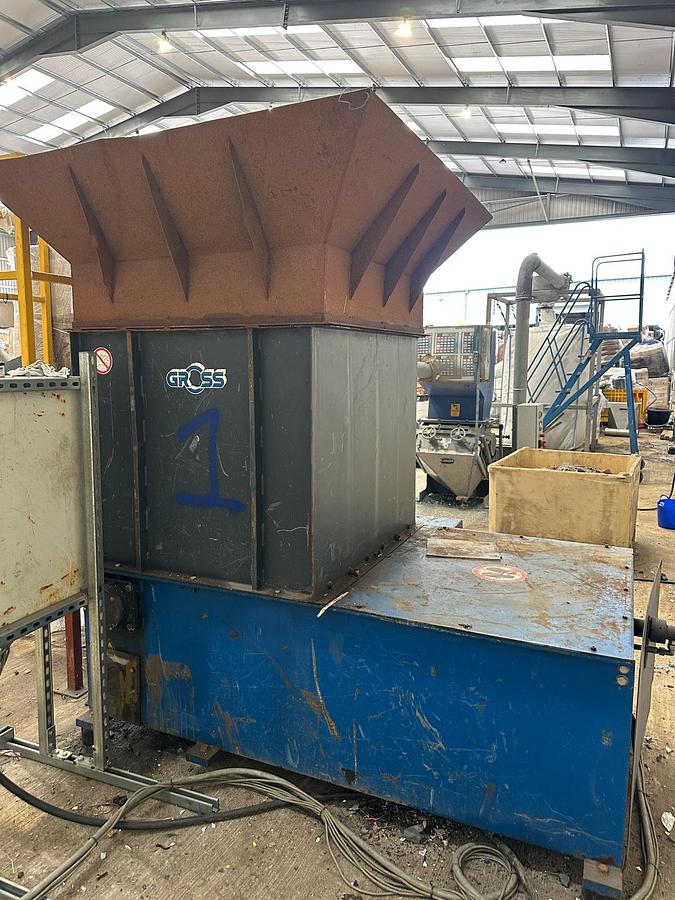 Used 2014 Gross GAZ 102 Single-Shaft Shredder