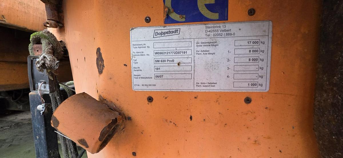 Used 2007 Doppstadt SM 620 Profi Tracked Trommel Screen Screener