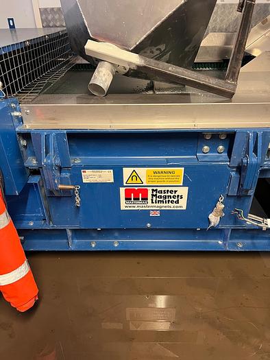 Used 2022 Master Magnets Eddy Current Separator with material extrusion