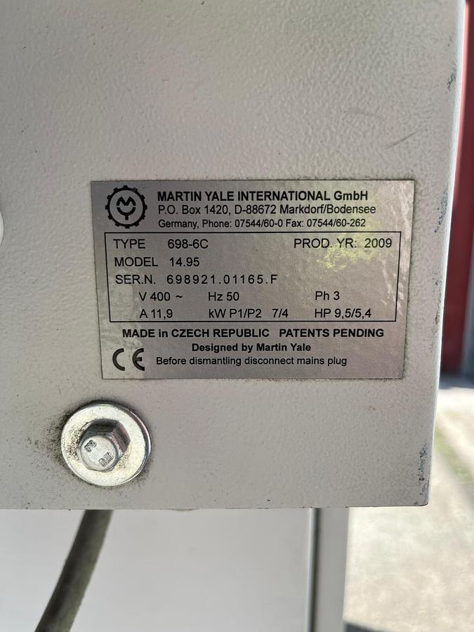 Used 2009 Intimus 14.95 Heavy Duty Shredder