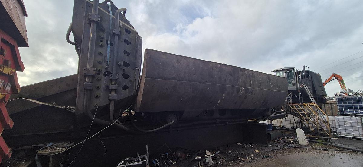 Used 2013 Lefort 900 Static Scrap Metal Shear Baler