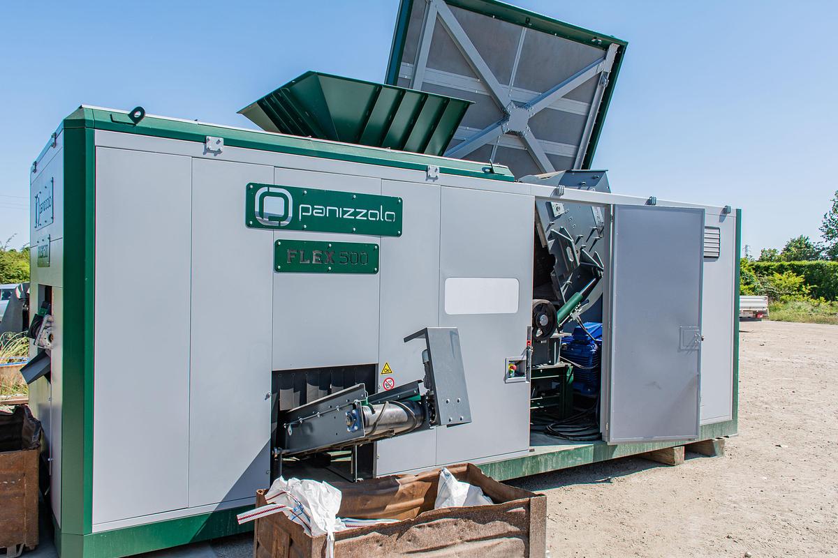 Panizzolo Flex 500 Flex Mobile Drum Hammer Mill