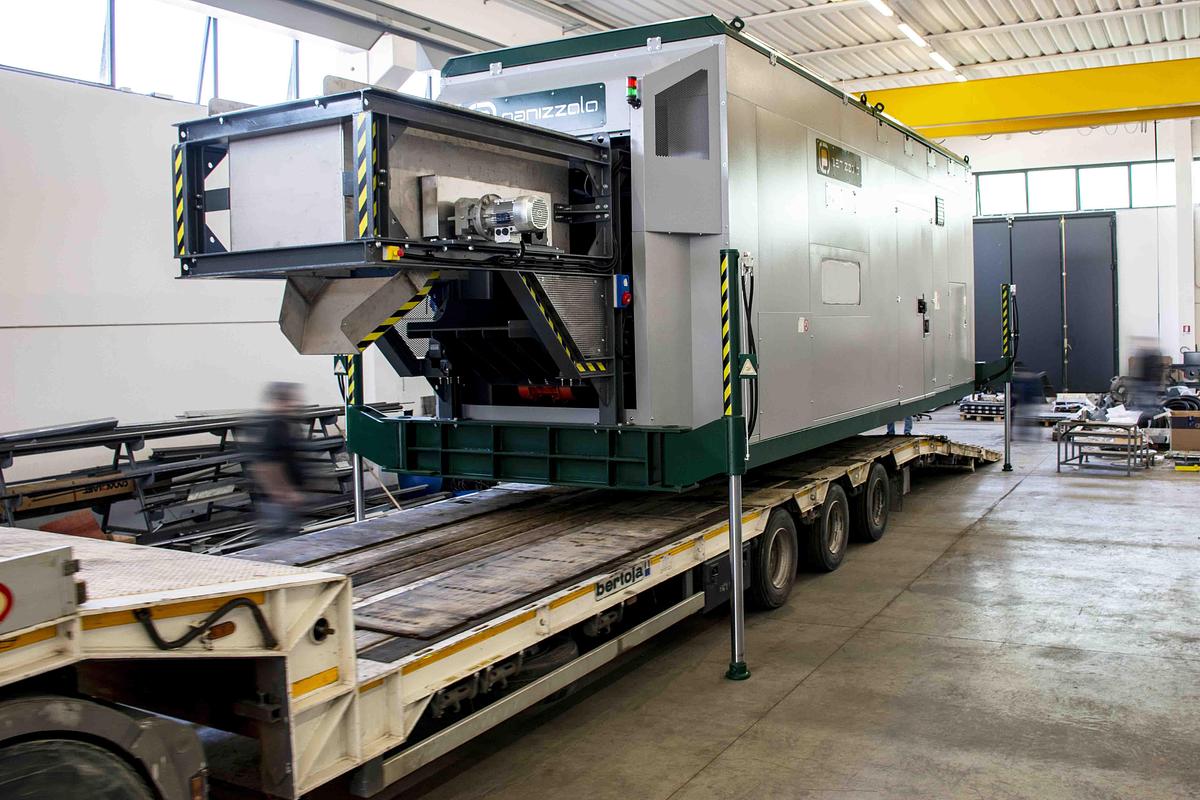 Panizzolo Flex 1000 Mobile Drum Hammer Mill