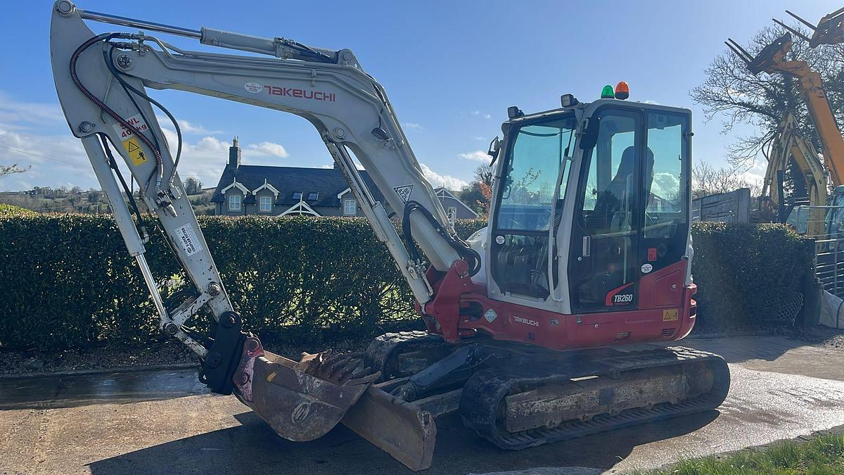 Used 2020 Takeuchi TB260 Compact Excavator