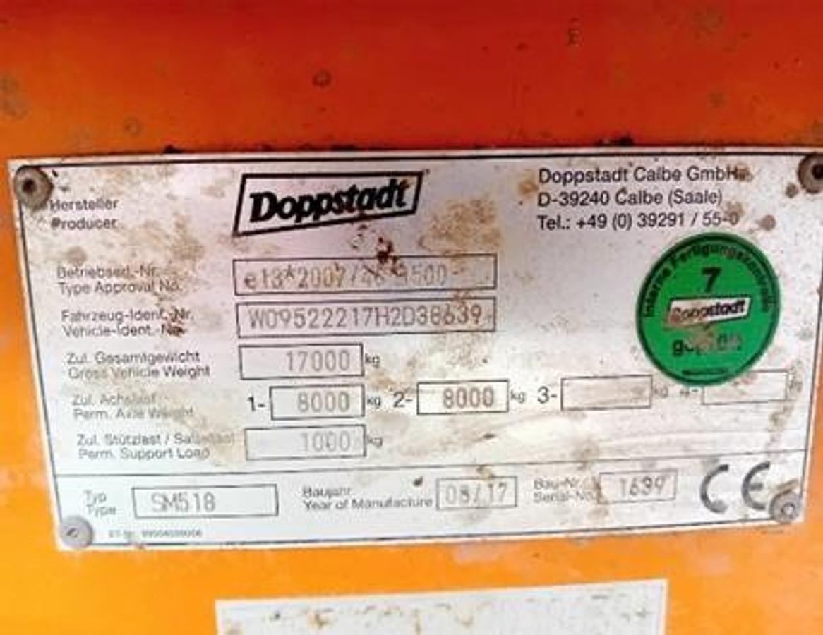 Used 2017 Doppstadt SM 518 Profi Trommel Screen Screener
