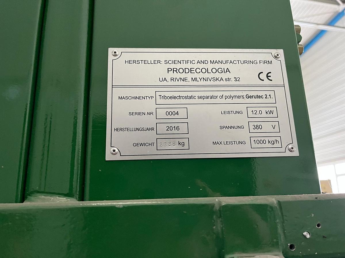 Used 2016 PREDECOLOGIA Cable & Electro Scrap Separators