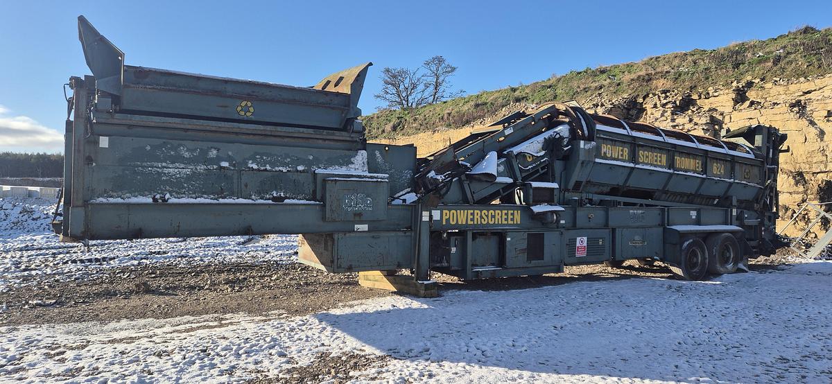 Used Powerscreen 624 Trommel Screen Screener