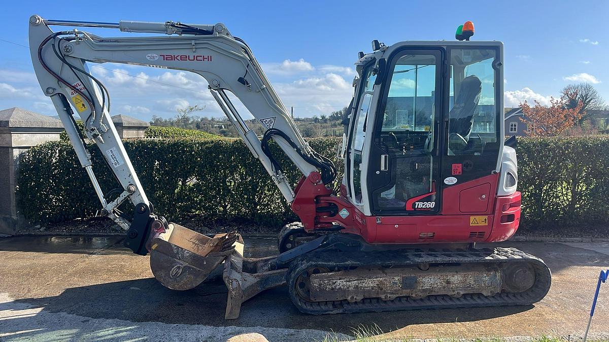 Used 2020 Takeuchi TB260 Compact Excavator