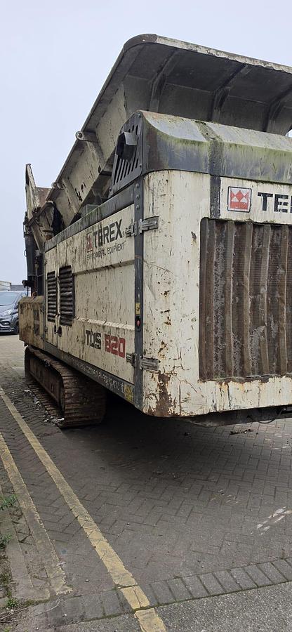 Used Terex TDS 830 Twin-shaft Slow-speed Shredder