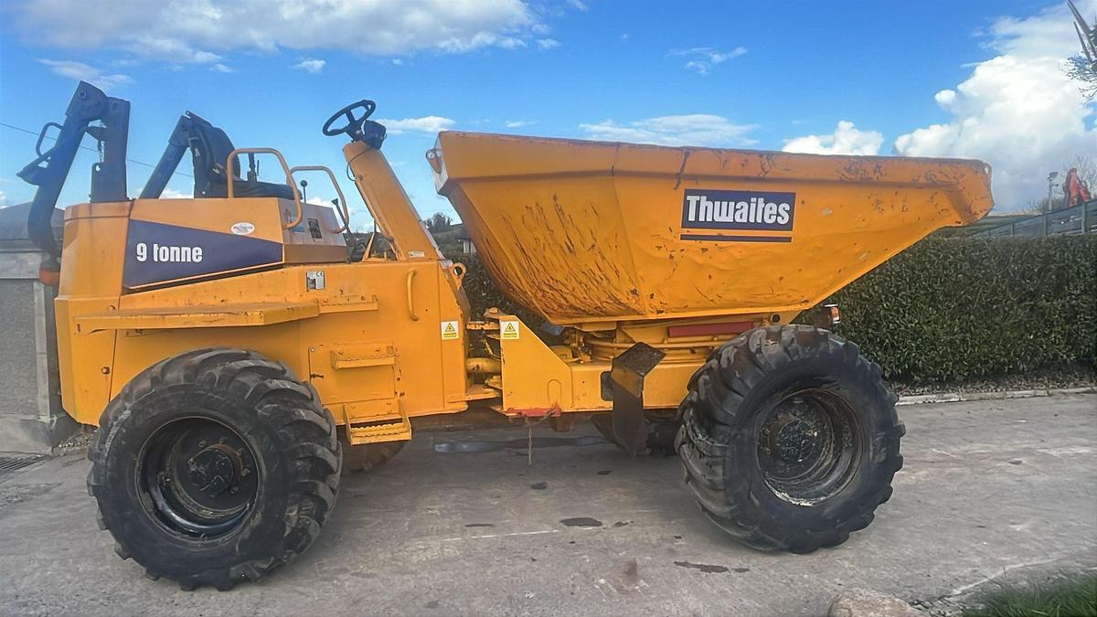 Used 2008 Thwaites 9 Tonne Swivel Dumper Truck