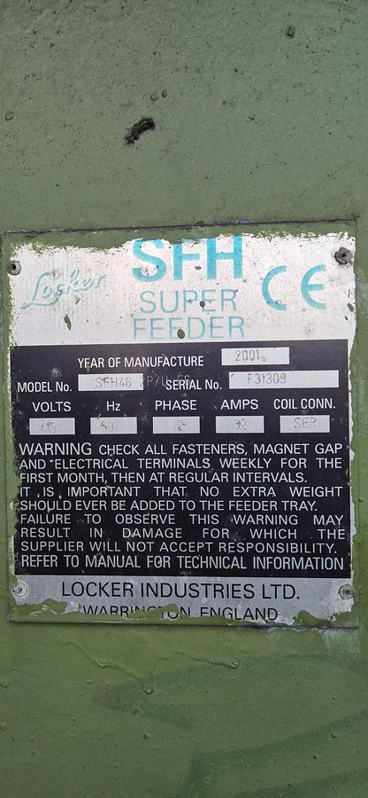 Used 2001 SFH Super Feeder