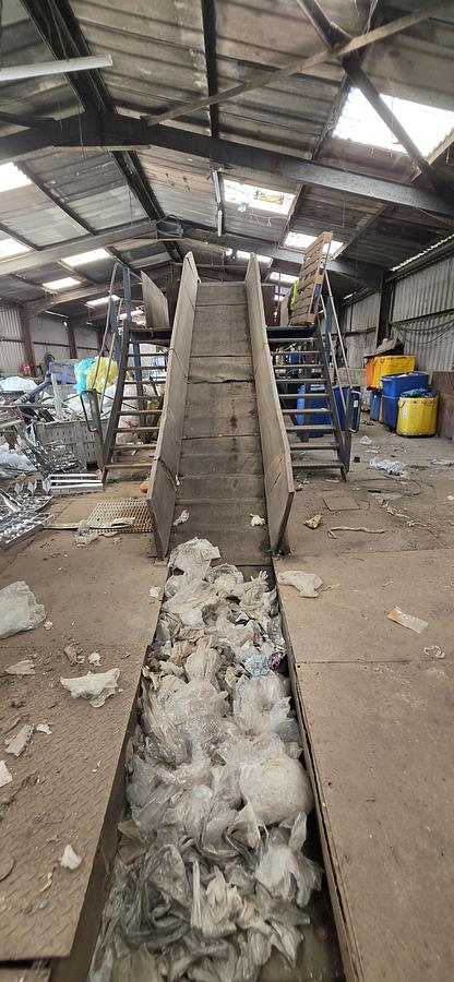 Used Picking Station  with twin ran baler