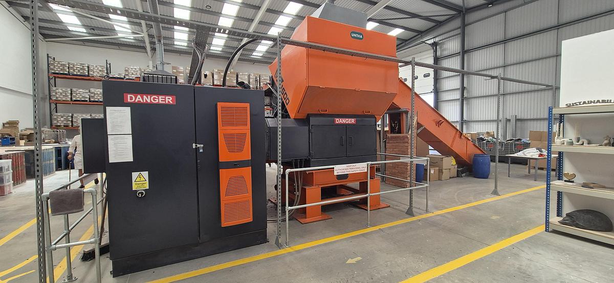 Used 2020 Untha Shredding and Granulation line