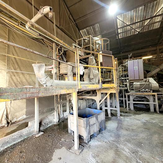 Used Full and comprehensive Plastics washing and drying line