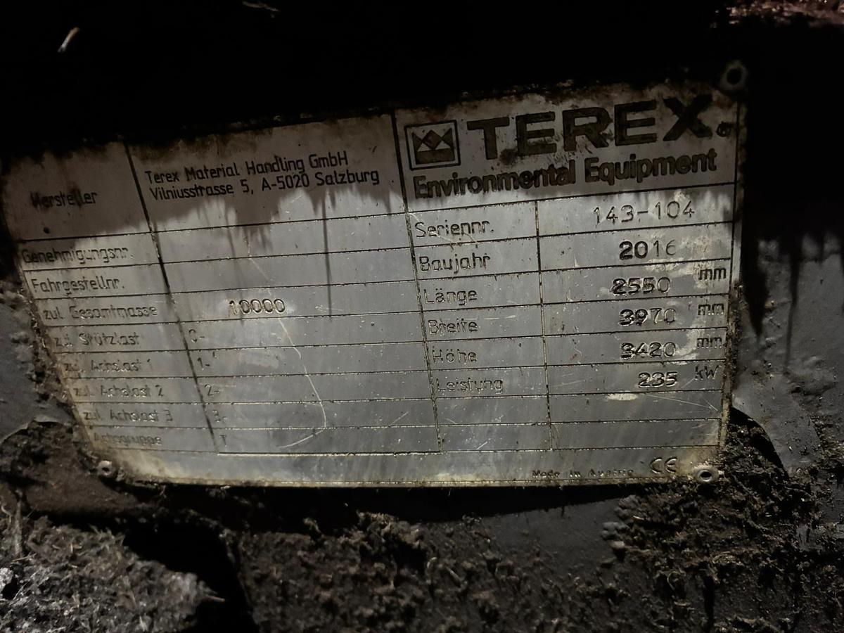 Used 2016 Terex Ecotec TWT 500 Windrow Turner