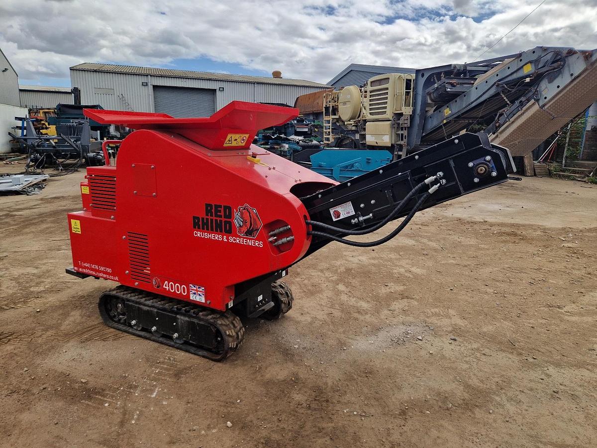 Used 2024 Red Rhino 4000 Tracked Jaw Crusher
