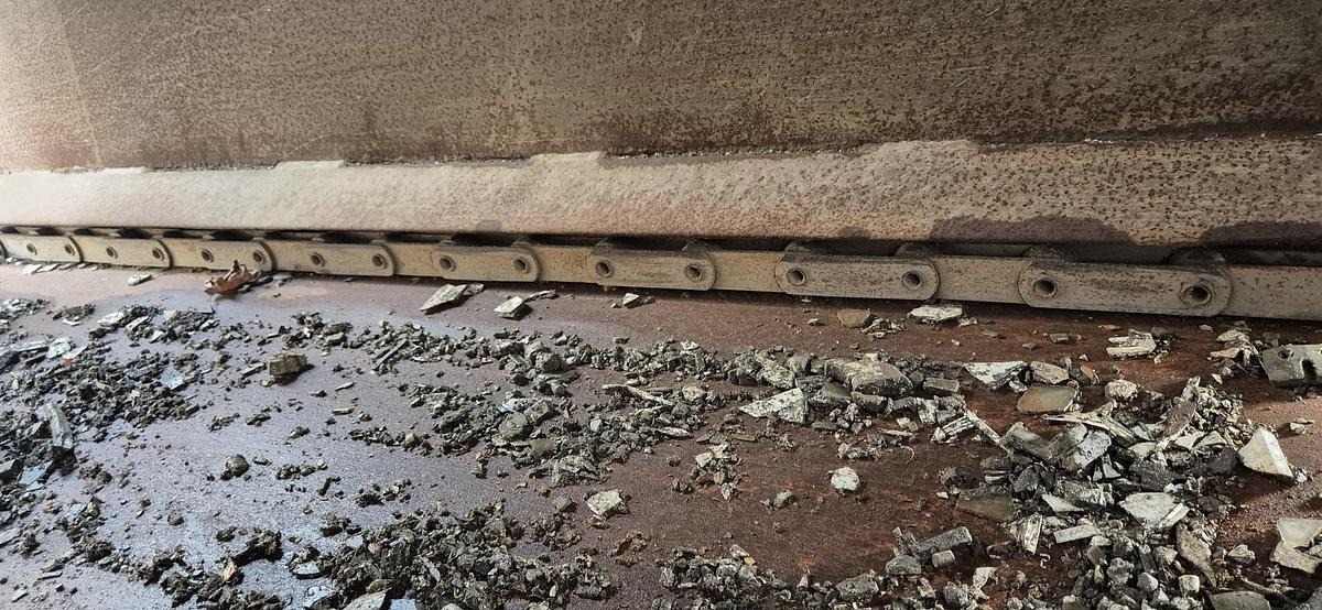 Used Hammer Mill processing Line WIth ECS and trommel