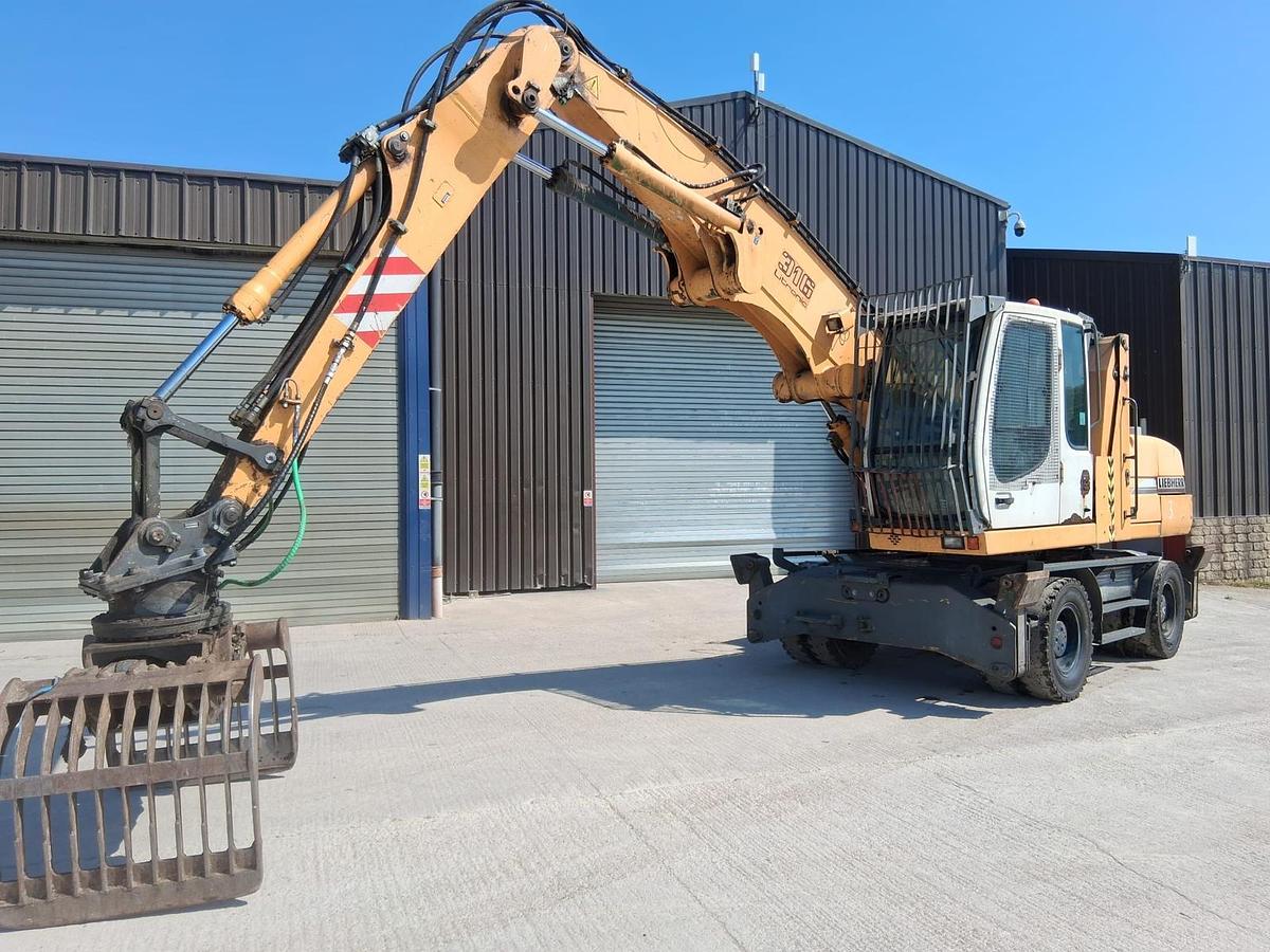 Used 2006 Liebherr A316 Litronic Wheel Wheeled Excavator