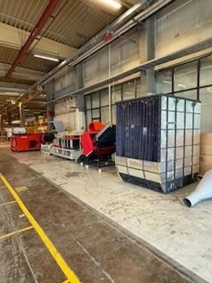 Used Weima WLK 1500 Shredder & Rapid Granulator G400 90KUB Full Processing Line 