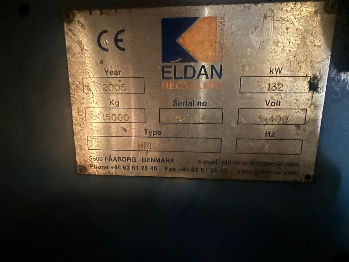 Used 2005 Eldan HR122T Heavy Duty Industrial Rasper
