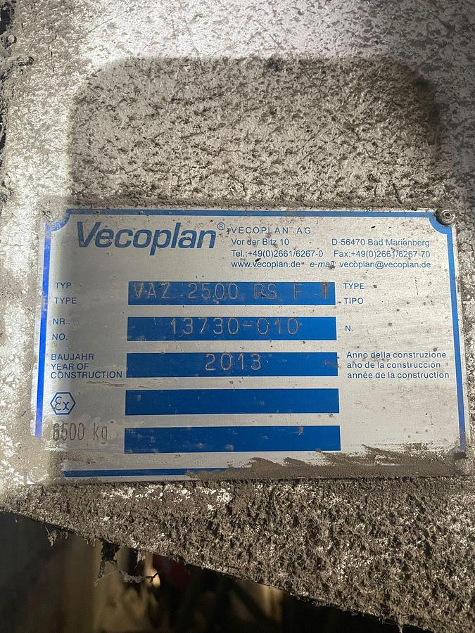 Used 2013 Vecoplan VAZ 2500 RS F T Shredder