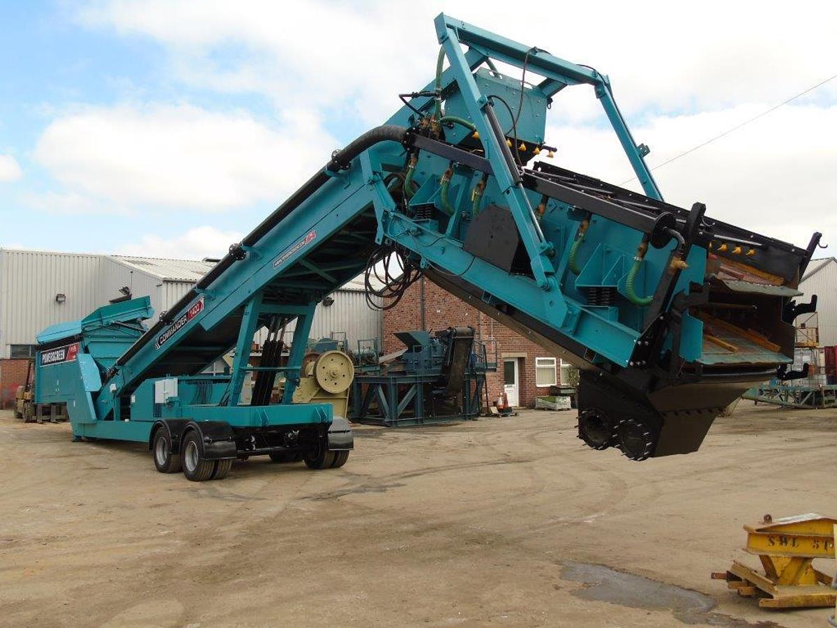 Used 2012 Powerscreen Commander 1400 Mobile Rinser