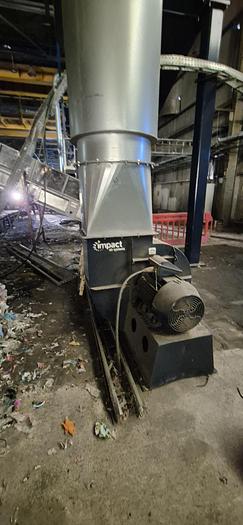 Used 2022 Impact Air Systems Comprising of Zig Zag Zac 1200, Cyclone System, Air knife and Rotary Separator