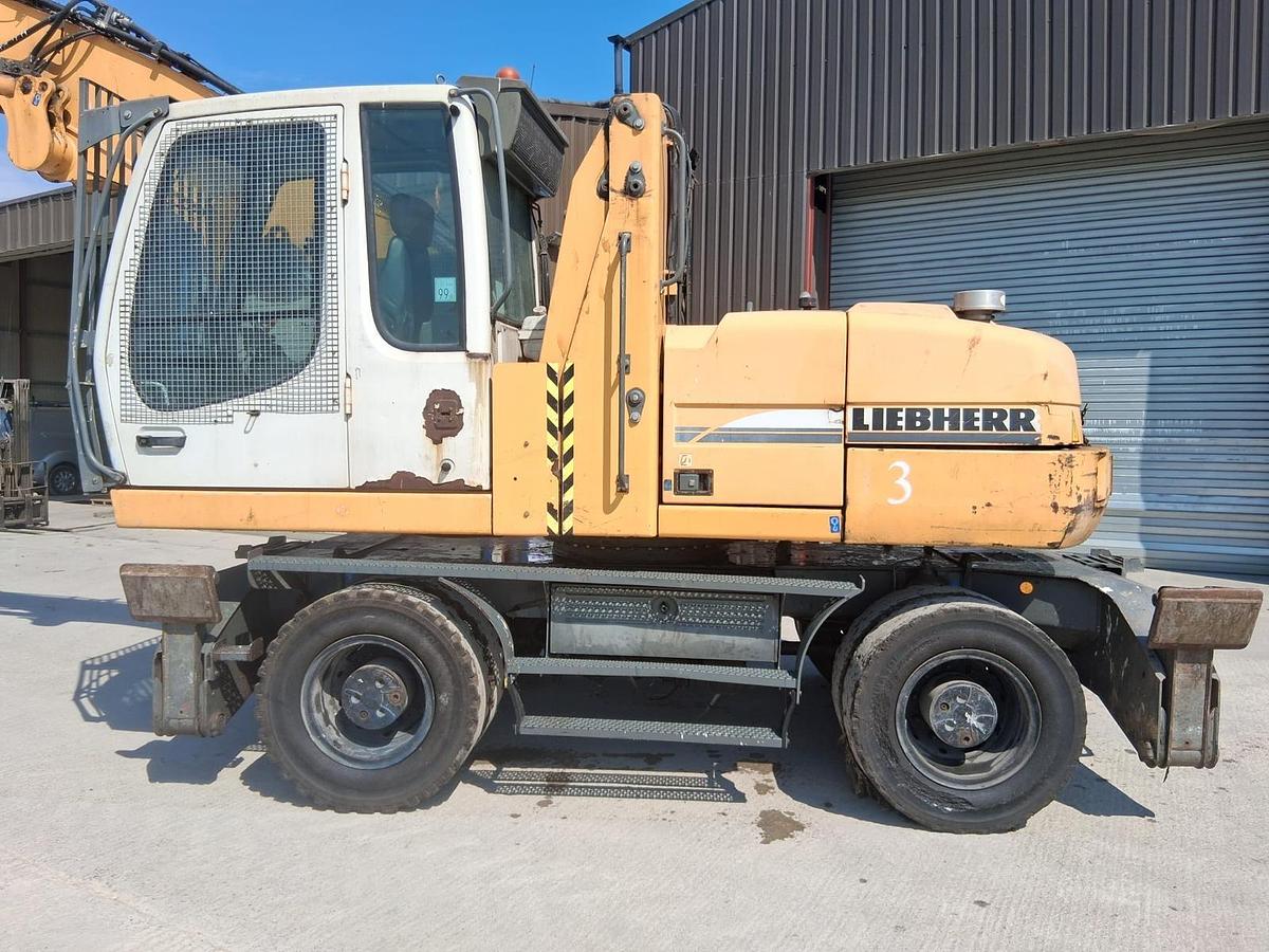 Used 2006 Liebherr A316 Litronic Wheel Wheeled Excavator
