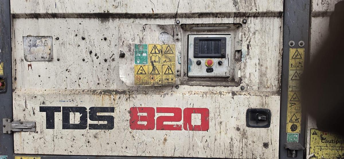 Used Terex TDS 830 Twin-shaft Slow-speed Shredder