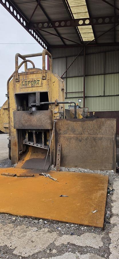 Used Lefort Scrap Metal Shear Baler