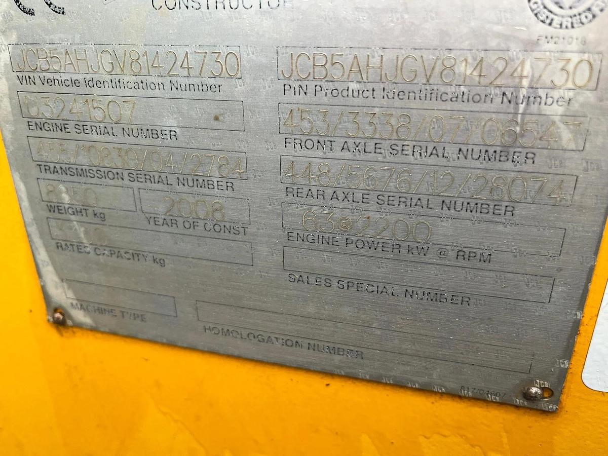 Used 2008 JCB 533-105 Telehandler 