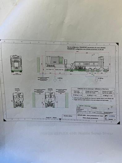 Used COPEX REFLEX 650t Mobile Scrap Shear