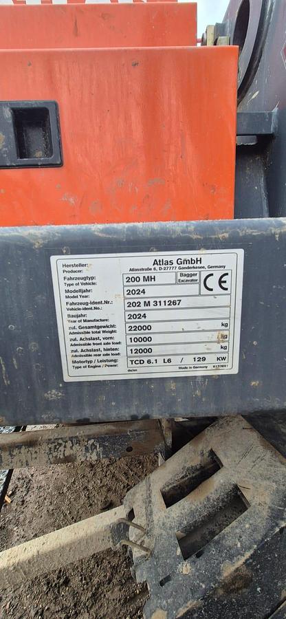Used 2011 Atlas 200 MH Material Handler 
