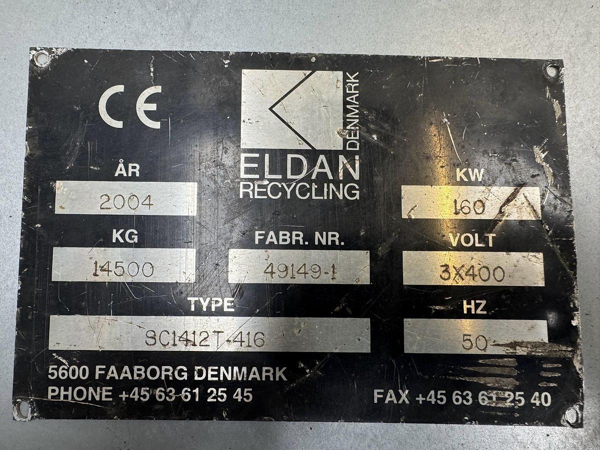 Used 2004 ELDAN Super Chopper SC1412T