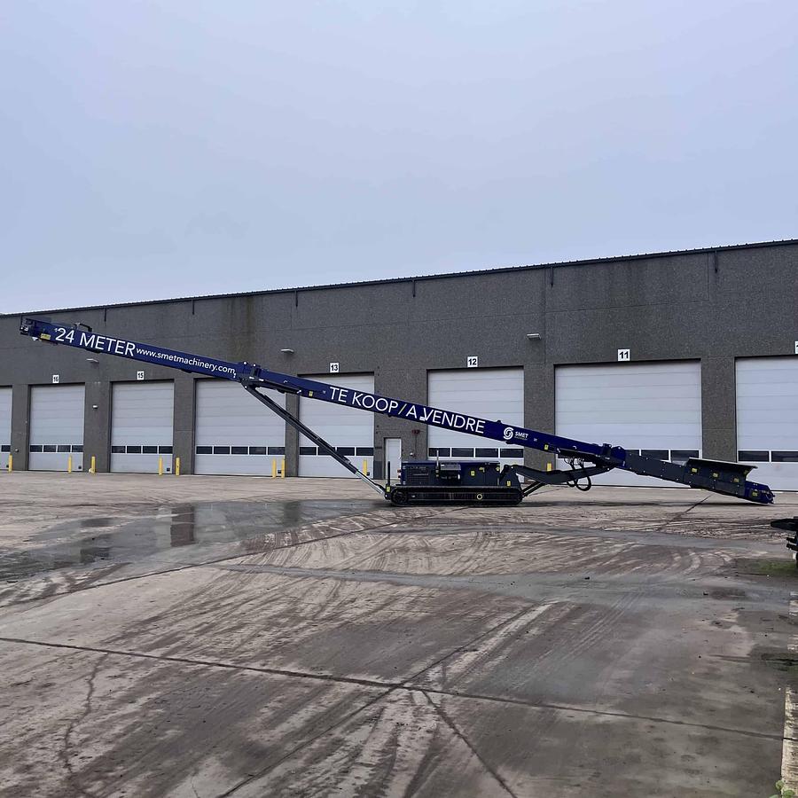 Used 2024 Smet Machinery 24 Meter Mobile Conveyor Belt