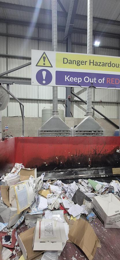 Used 2010 Lindner Shredding and baling line