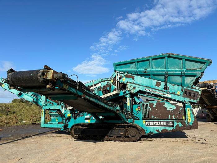 Used 2007 Powerscreen Warrior 1400 Scalping Screen