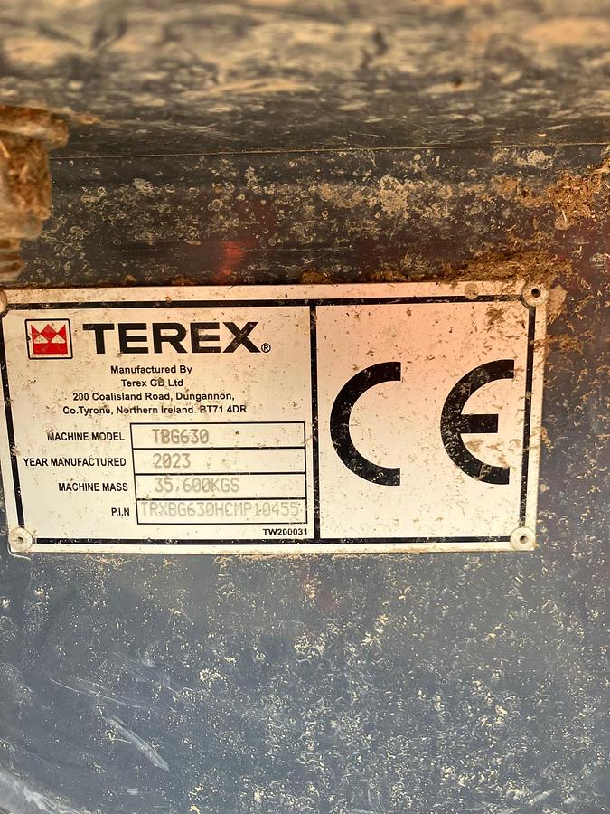 Used 2023 Terex TBG 630 High Speed Shredder