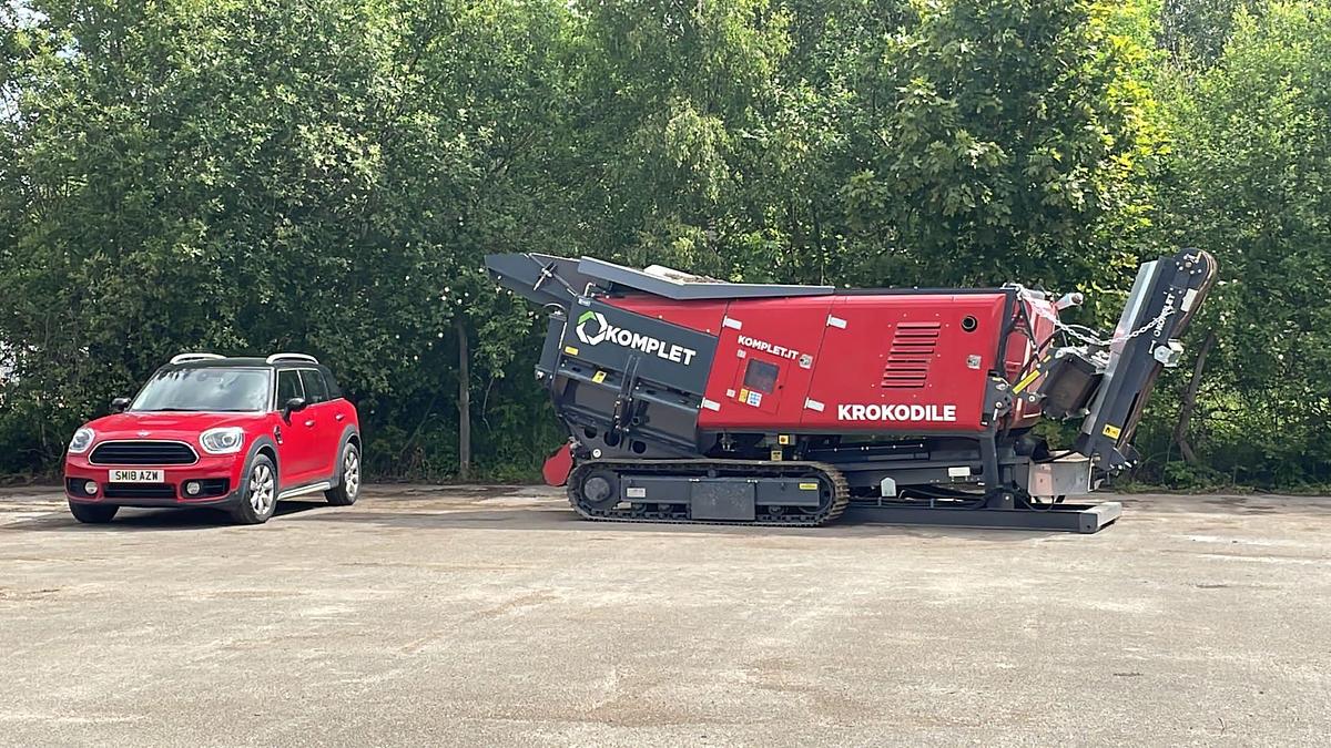 Used 2022 Komplet Krokodile Tracked Slow-Speed Shredder