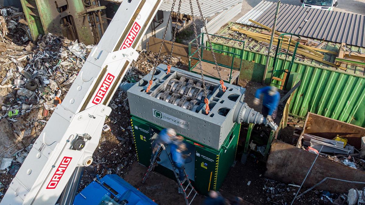 Panizzolo PZ H 1500 R R Twin-shaft Shredder