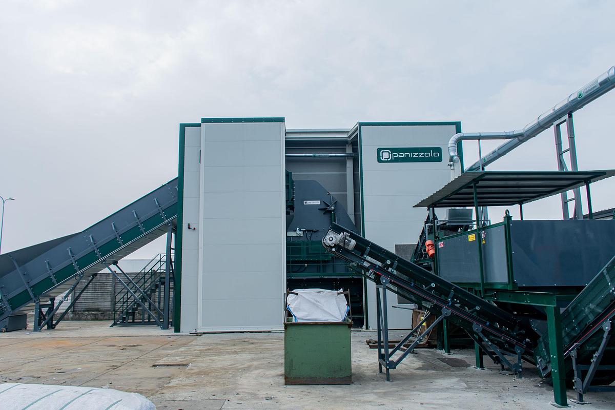 Used Panizzolo Mega 725 Stationary Hammer Mill