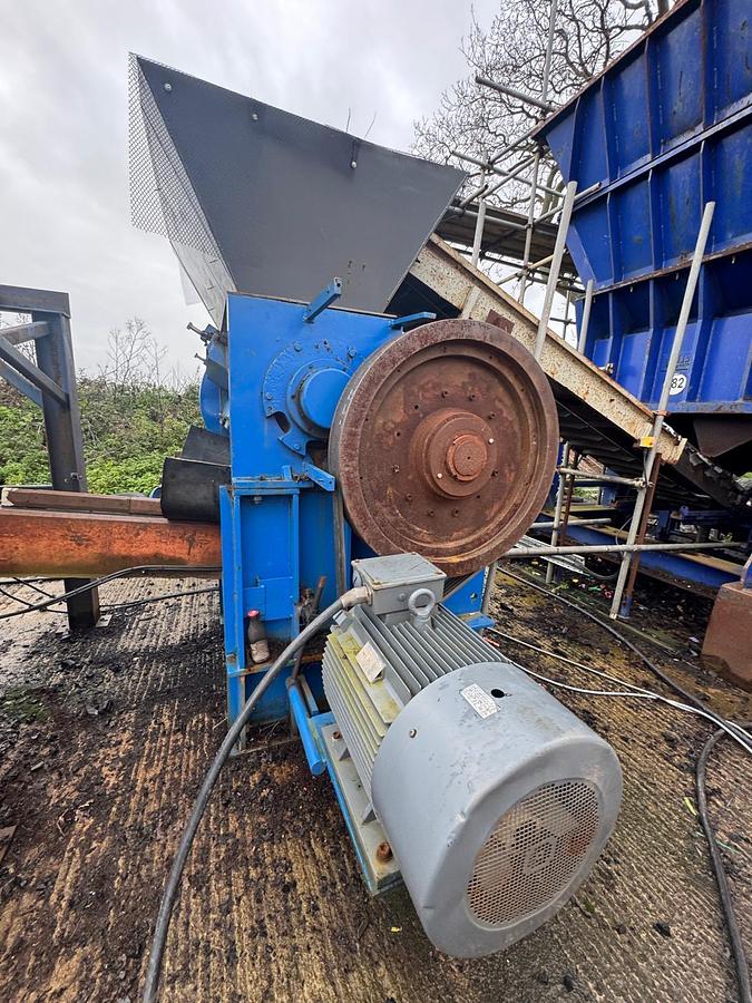 Used MTB 1700 Super Chopper Eldan 1200 Tyre Recycling Line