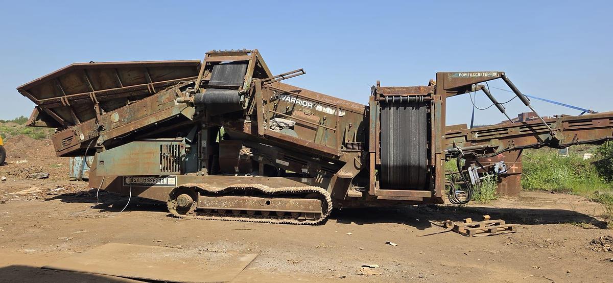 Used Powerscreen Warrior 1400 Tracked Screen Screener