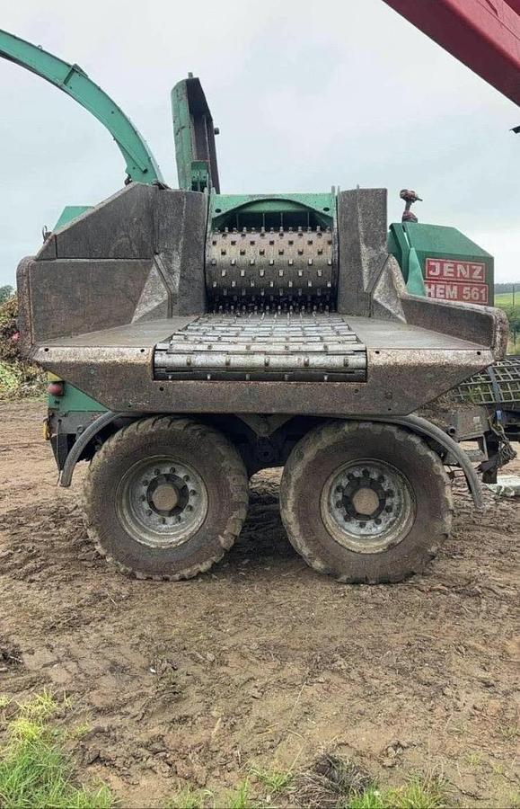 Used 2016 JENZ HM 561 Wood Chipper W/PAL Crane