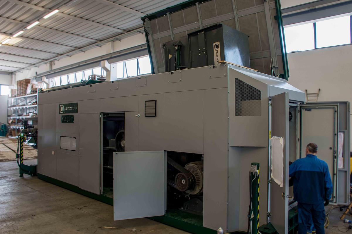 Panizzolo Flex 1000 Mobile Drum Hammer Mill