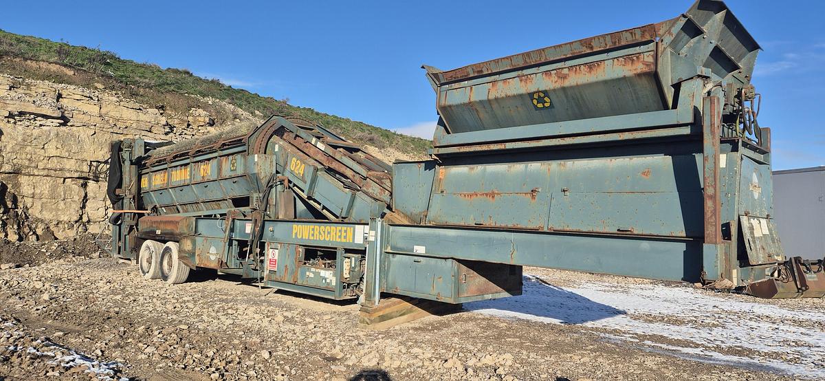 Used Powerscreen 624 Trommel Screen Screener