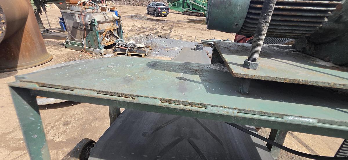 Used Infeed Conveyor with material flow switch