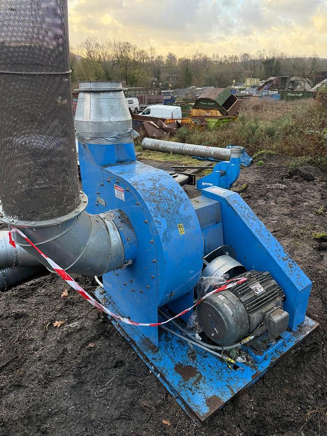 Used 2022 Impact Air Systems Air knife fans and Cyclone